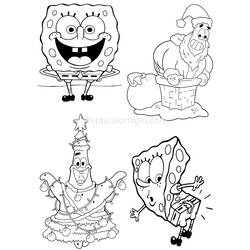 Coloring page: SquareBob SquarePants (Cartoons) #33391 - Free Printable Coloring Pages