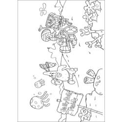 Coloring page: SquareBob SquarePants (Cartoons) #33394 - Free Printable Coloring Pages