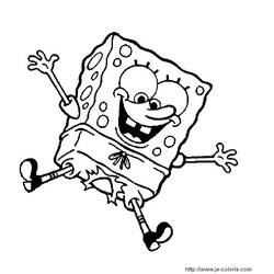 Coloring page: SquareBob SquarePants (Cartoons) #33416 - Free Printable Coloring Pages