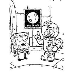 Coloring page: SquareBob SquarePants (Cartoons) #33420 - Free Printable Coloring Pages