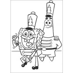 Coloring page: SquareBob SquarePants (Cartoons) #33432 - Free Printable Coloring Pages