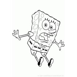 Coloring page: SquareBob SquarePants (Cartoons) #33437 - Free Printable Coloring Pages