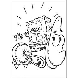 Coloring page: SquareBob SquarePants (Cartoons) #33461 - Free Printable Coloring Pages
