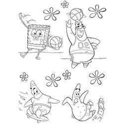 Coloring page: SquareBob SquarePants (Cartoons) #33465 - Free Printable Coloring Pages