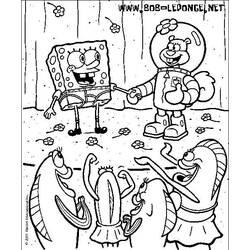 Coloring page: SquareBob SquarePants (Cartoons) #33470 - Free Printable Coloring Pages