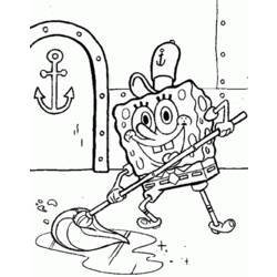 Coloring page: SquareBob SquarePants (Cartoons) #33490 - Free Printable Coloring Pages