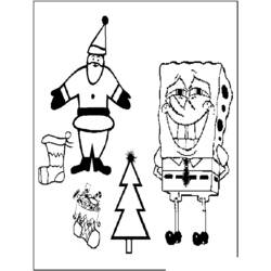 Coloring page: SquareBob SquarePants (Cartoons) #33508 - Free Printable Coloring Pages