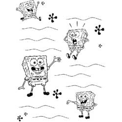 Coloring page: SquareBob SquarePants (Cartoons) #33509 - Free Printable Coloring Pages