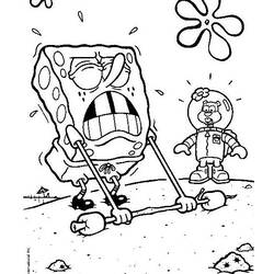 Coloring page: SquareBob SquarePants (Cartoons) #33526 - Free Printable Coloring Pages