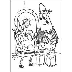 Coloring page: SquareBob SquarePants (Cartoons) #33582 - Free Printable Coloring Pages