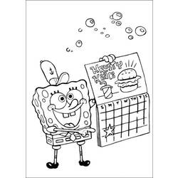 Coloring page: SquareBob SquarePants (Cartoons) #33591 - Free Printable Coloring Pages