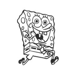 Coloring page: SquareBob SquarePants (Cartoons) #33594 - Free Printable Coloring Pages