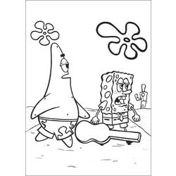 Coloring page: SquareBob SquarePants (Cartoons) #33598 - Free Printable Coloring Pages