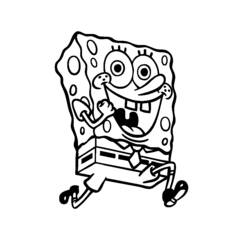 Coloring page: SquareBob SquarePants (Cartoons) #33601 - Free Printable Coloring Pages