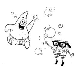 Coloring page: SquareBob SquarePants (Cartoons) #33623 - Free Printable Coloring Pages