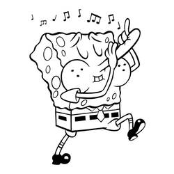 Coloring page: SquareBob SquarePants (Cartoons) #33656 - Free Printable Coloring Pages