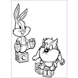 Coloring page: Taz (Cartoons) #30945 - Printable coloring pages