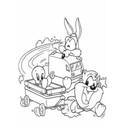 Coloring page: Taz (Cartoons) #31012 - Free Printable Coloring Pages