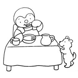 Coloring page: Tchoupi and Doudou (Cartoons) #34130 - Printable coloring pages