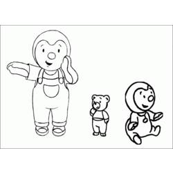 Coloring page: Tchoupi and Doudou (Cartoons) #34133 - Printable coloring pages