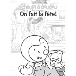 Coloring page: Tchoupi and Doudou (Cartoons) #34146 - Free Printable Coloring Pages