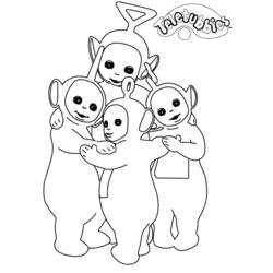 Coloring page: Teletubbies (Cartoons) #49664 - Free Printable Coloring Pages