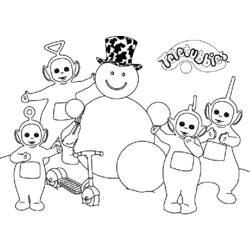 Coloring page: Teletubbies (Cartoons) #49667 - Free Printable Coloring Pages