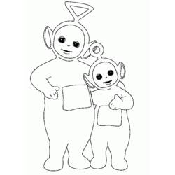 Coloring page: Teletubbies (Cartoons) #49668 - Printable coloring pages