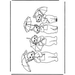 Coloring page: Teletubbies (Cartoons) #49674 - Free Printable Coloring Pages