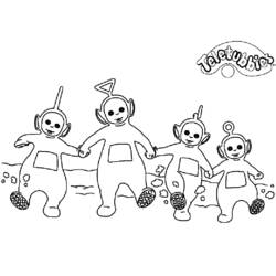 Coloring page: Teletubbies (Cartoons) #49685 - Free Printable Coloring Pages