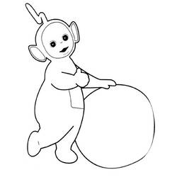 Coloring page: Teletubbies (Cartoons) #49696 - Free Printable Coloring Pages