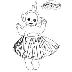 Coloring page: Teletubbies (Cartoons) #49701 - Free Printable Coloring Pages