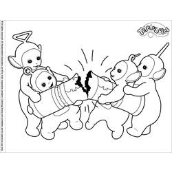 Coloring page: Teletubbies (Cartoons) #49706 - Free Printable Coloring Pages