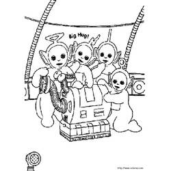 Coloring page: Teletubbies (Cartoons) #49717 - Free Printable Coloring Pages