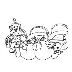 Coloring page: Teletubbies (Cartoons) #49719 - Free Printable Coloring Pages