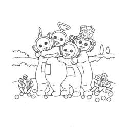 Coloring page: Teletubbies (Cartoons) #49733 - Free Printable Coloring Pages