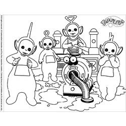 Coloring page: Teletubbies (Cartoons) #49737 - Free Printable Coloring Pages