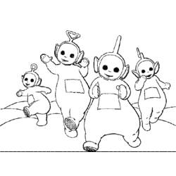 Coloring page: Teletubbies (Cartoons) #49739 - Free Printable Coloring Pages