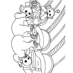 Coloring page: Teletubbies (Cartoons) #49742 - Free Printable Coloring Pages
