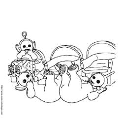 Coloring page: Teletubbies (Cartoons) #49747 - Free Printable Coloring Pages