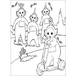 Coloring page: Teletubbies (Cartoons) #49752 - Free Printable Coloring Pages