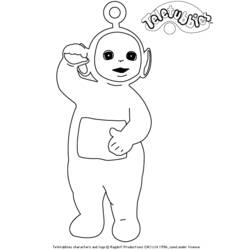 Coloring page: Teletubbies (Cartoons) #49754 - Printable coloring pages