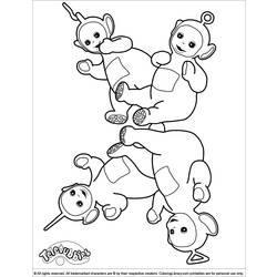 Coloring page: Teletubbies (Cartoons) #49759 - Free Printable Coloring Pages