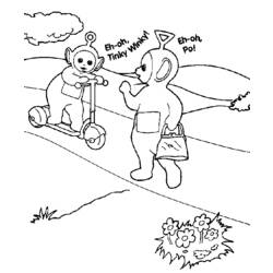 Coloring page: Teletubbies (Cartoons) #49772 - Free Printable Coloring Pages