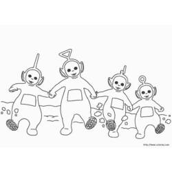 Coloring page: Teletubbies (Cartoons) #49773 - Free Printable Coloring Pages