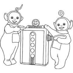 Coloring page: Teletubbies (Cartoons) #49774 - Free Printable Coloring Pages
