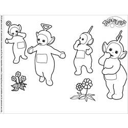 Coloring page: Teletubbies (Cartoons) #49775 - Printable coloring pages