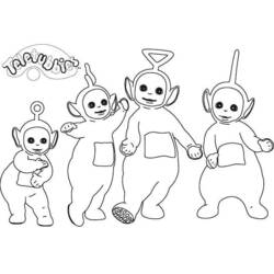 Coloring page: Teletubbies (Cartoons) #49776 - Printable coloring pages