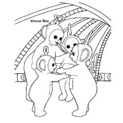 Coloring page: Teletubbies (Cartoons) #49784 - Free Printable Coloring Pages