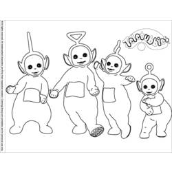 Coloring page: Teletubbies (Cartoons) #49810 - Free Printable Coloring Pages